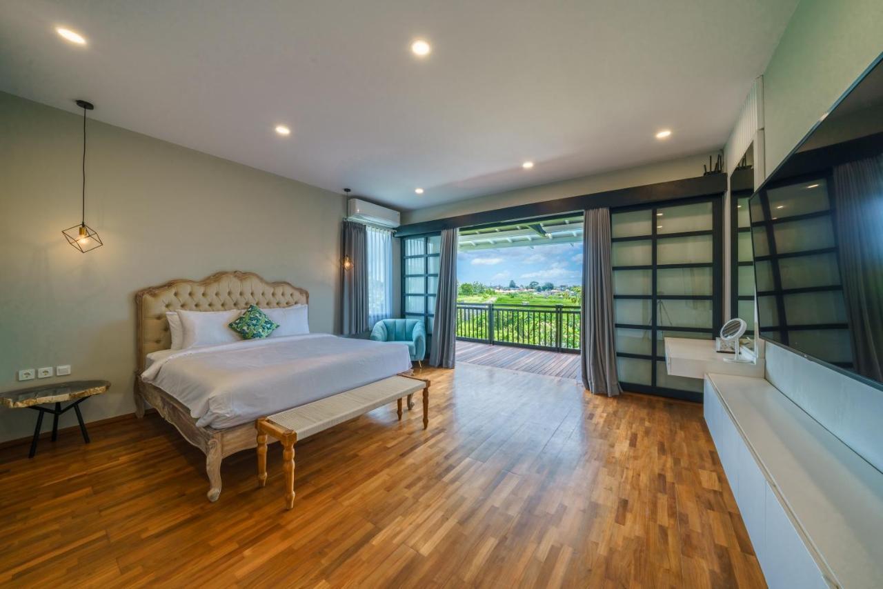 Villa Okenada - Modern 5-Bedroom Pool Villa In Berawa! チャングー エクステリア 写真